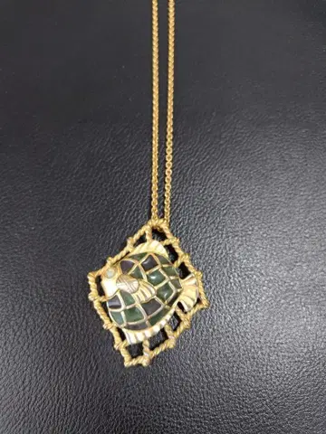 트리파리 물고기 펜던트 빈티지