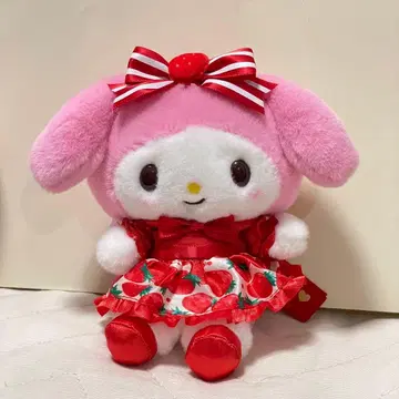 마이멜로 마이멜로디 딸기신문 50주년 마스코트 홀더