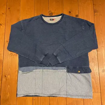 grn USED 데님 맨투맨