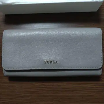 FURLA 이단 접이식 지갑 그레이