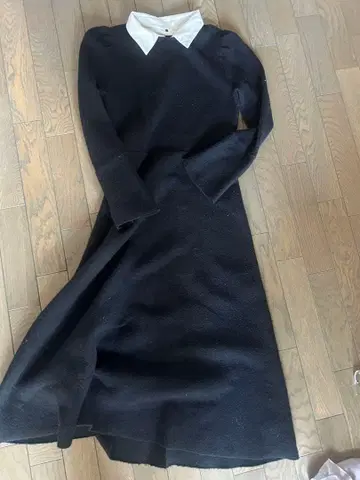 빅 스나이델 울 심플 원피스 A라인