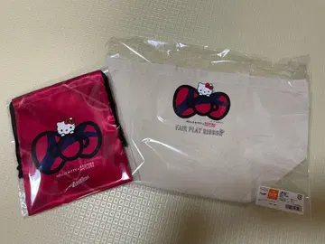 새상품 가시마 앤틀러스 헬로키티 콜라보 페어플레이 리본 2개 세트 한정품