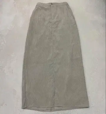 저널 스탠다드 타이트 롱 스커트 코듀로이 라이트 그레이 38