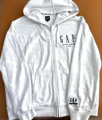 GAP 화이트 컬러 30주년 기념일 후드티 L 사이즈