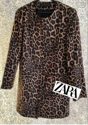 ZARA 코트 레오파드 무늬