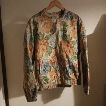 꽃무늬 집업 긴팔 상의