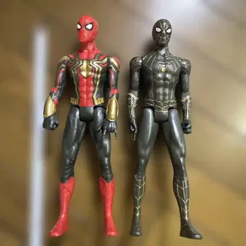 스파이더맨 피규어 2체 세트