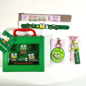 케로케로케로피 트렁크 케이스 자수 택 와펜