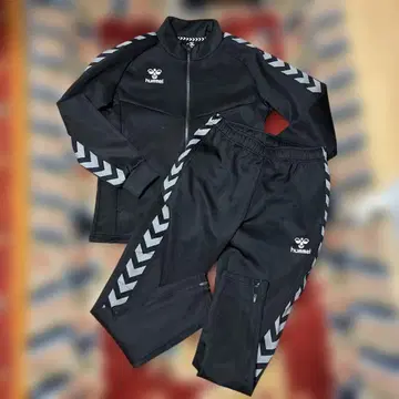 hummel 미사용 새상품 블랙 저리 세트