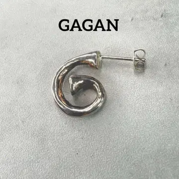 GAGAN 가간 G pierce 귀걸이 한쪽 실버925