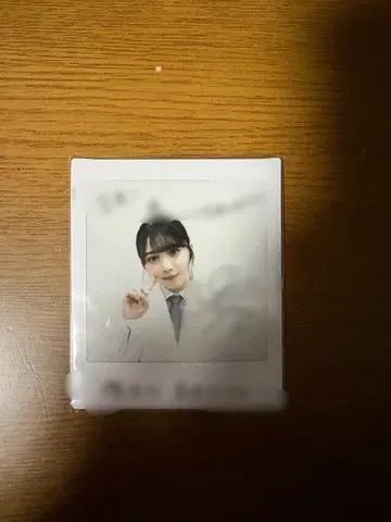 사쿠라자카46 모리타 히카루 친필 사인 그리팅 폴라로이드