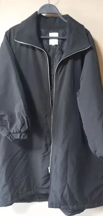 렙심, 리브 스탠드 롱 코트 블랙