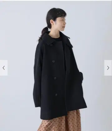 택 포함 새상품 카구레 울 싱글 P코트 어반 리서치 도어스