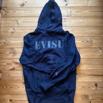 EVISU 네이비 후드티 사이즈 40