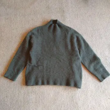 GREEN LABEL RELAXING 울 혼방 하이넥 포근한 스웨터