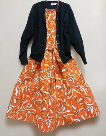 [ 기모노 리메이크 ] 모 98% 어른 귀여운 원피스