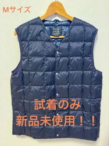 TAION 네이비 V넥 버튼 TAION-001