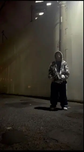 Knockout 올 패턴 후드티 hiphop b-boy 3XL