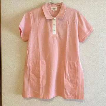 핑크 피케 셔츠 여성용