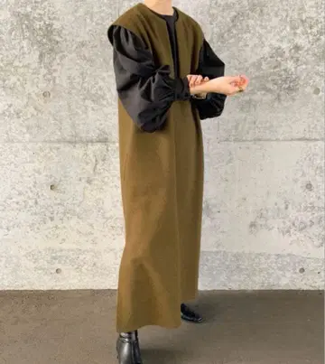 select MOCA by son 키넥 롱 베스트 원피스 미사용