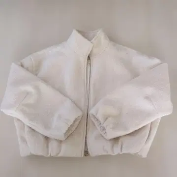 ZARA 여성용 화이트 블루종 점퍼 L