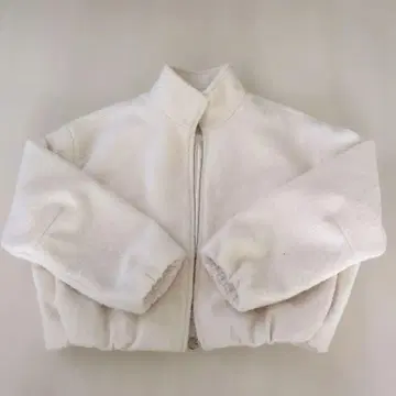 ZARA 여성용 화이트 블루종 점퍼 L