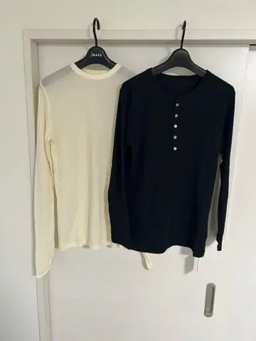 etretokyo 에트레토쿄 헨리넥 레이어드 롱 Tee