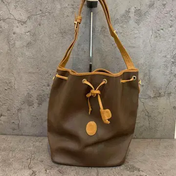 [ TRUSSARDI ] 트루사르디 복조리 브라운 무지 핸드백