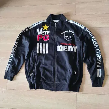 PAGELLO 블랙 집업 자켓