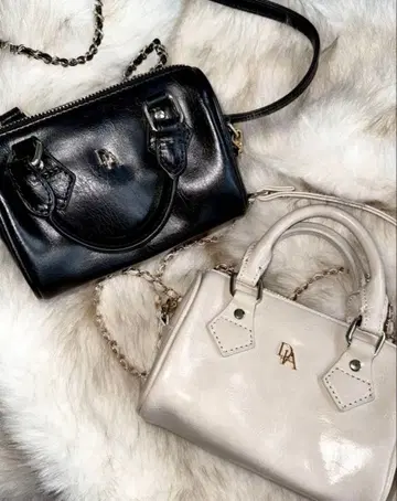 DIANTE 미니 보스턴 숄더백 블랙