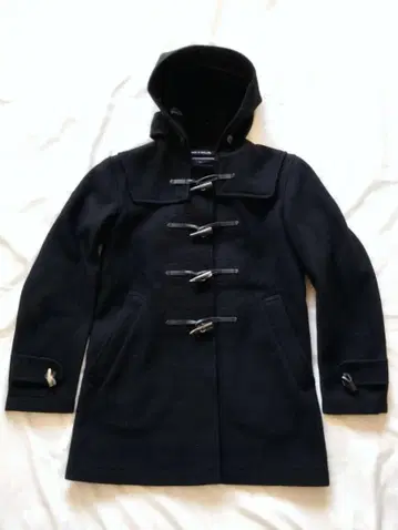 영국제 잉글랜드제 Gloverall 글로버올 블랙 더플 코트 S