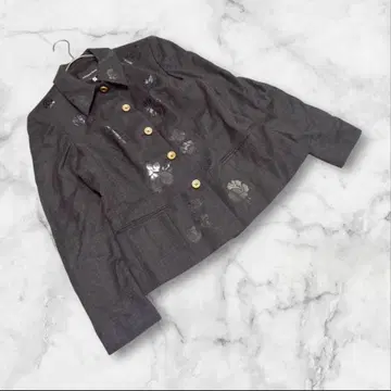 [ 엔메두에 ] ( 42/8 ) 자켓 프린트 꽃무늬 울 이탈리아제