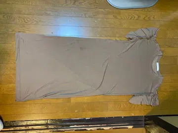 Elenacon 프릴 소매 브라운 원피스 M 사이즈