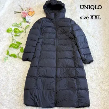 [유니클로] 새상품급 울트라 라이트 다운 코트 블랙 XXL 여성용