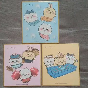 치이카와 (먼작귀) 오다이바 미니 색지 3장 세트