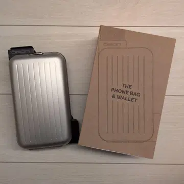 미사용 OGON THE PHONE BAG & WALLET 실버