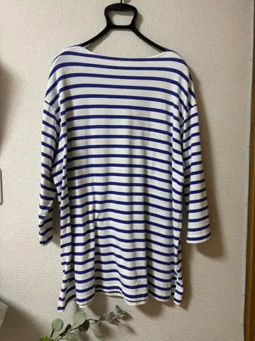 BEAMS BOY 보더 슈퍼 빅 보트넥 티셔츠