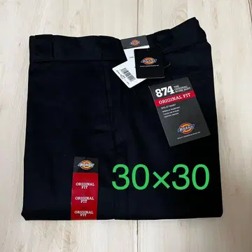 [ 미사용 새상품 ] 디키즈 874 블랙 30 x 30
