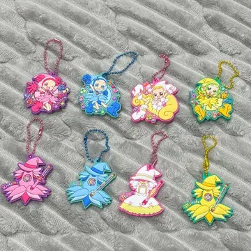 오쟈마녀 도레미 통통 러버 마스코트 러버 스트랩 세트