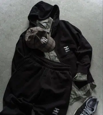 TARP to TARP session 지퍼 후드티 스웨트 팬츠 XL