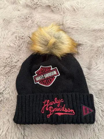 Harley-Davidson 블랙 니트 모자 원사이즈