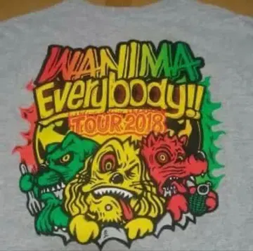 [ 12/14까지 한정 판매 ] WANIMA 라이브 T셔츠