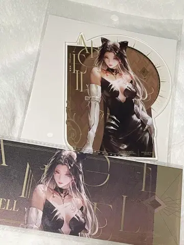 무기미도 해외 애니메이트 아크릴 스탠드 레이저 티켓 엔젤