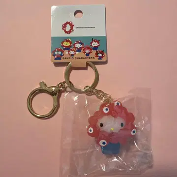 산리오 캐릭터 키티 클리어 키링
