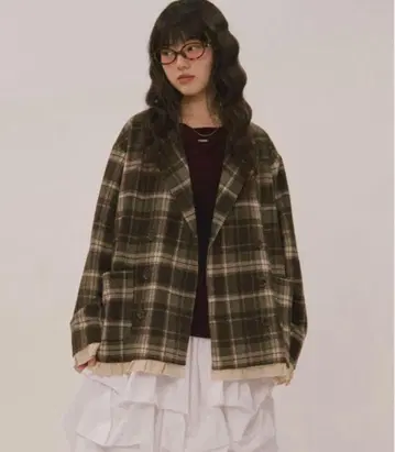 loin nuit 프릴 레이어드 디자인 자켓