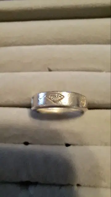 agete 실버 반지 14호 무늬 포함