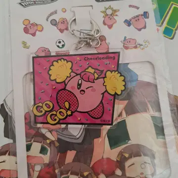 커비 치어리딩 아크릴 키링