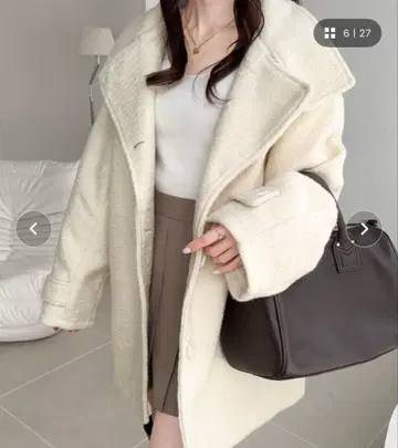 mily bilet 아이보리 2WAY 코트