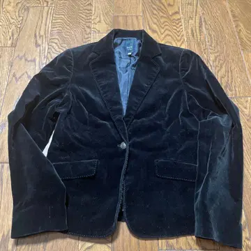 KEITH 블랙 코듀로이 테일러드 자켓 36