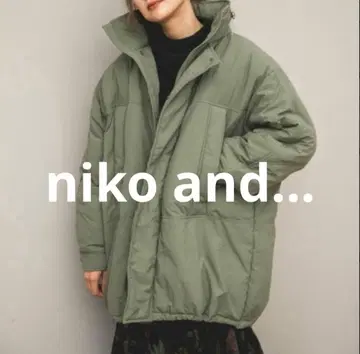 niko and - ALLIED 몬스터 후드티 M 블루종 아라이